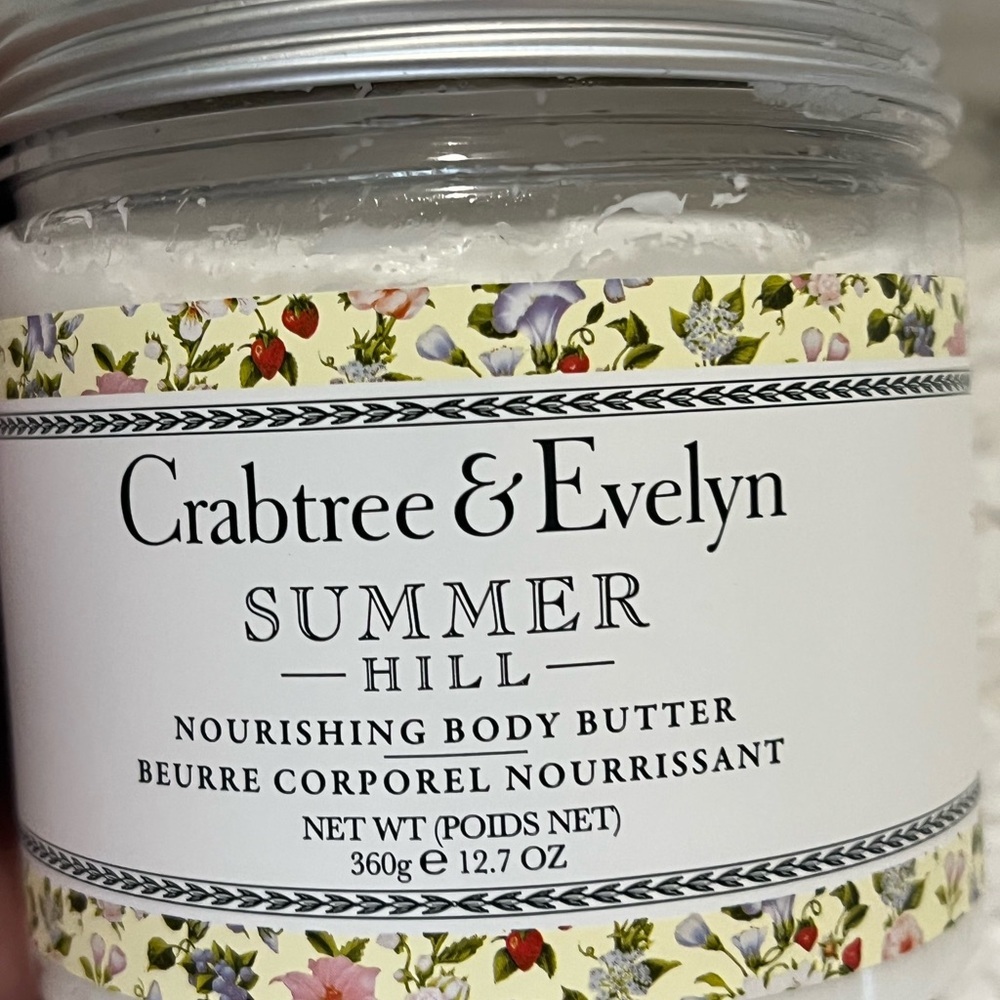 Crabtree & Evelyn Summer Hill Nourishing Body Butter Set of 2 - Picture 3 of 8